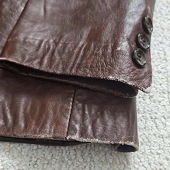 Vintage 1980s leather jacket, S-M - Picture 11 of 11